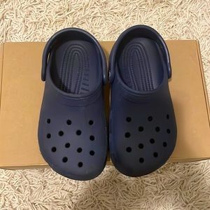 CROCS, Dark Blue, Kids Size 2